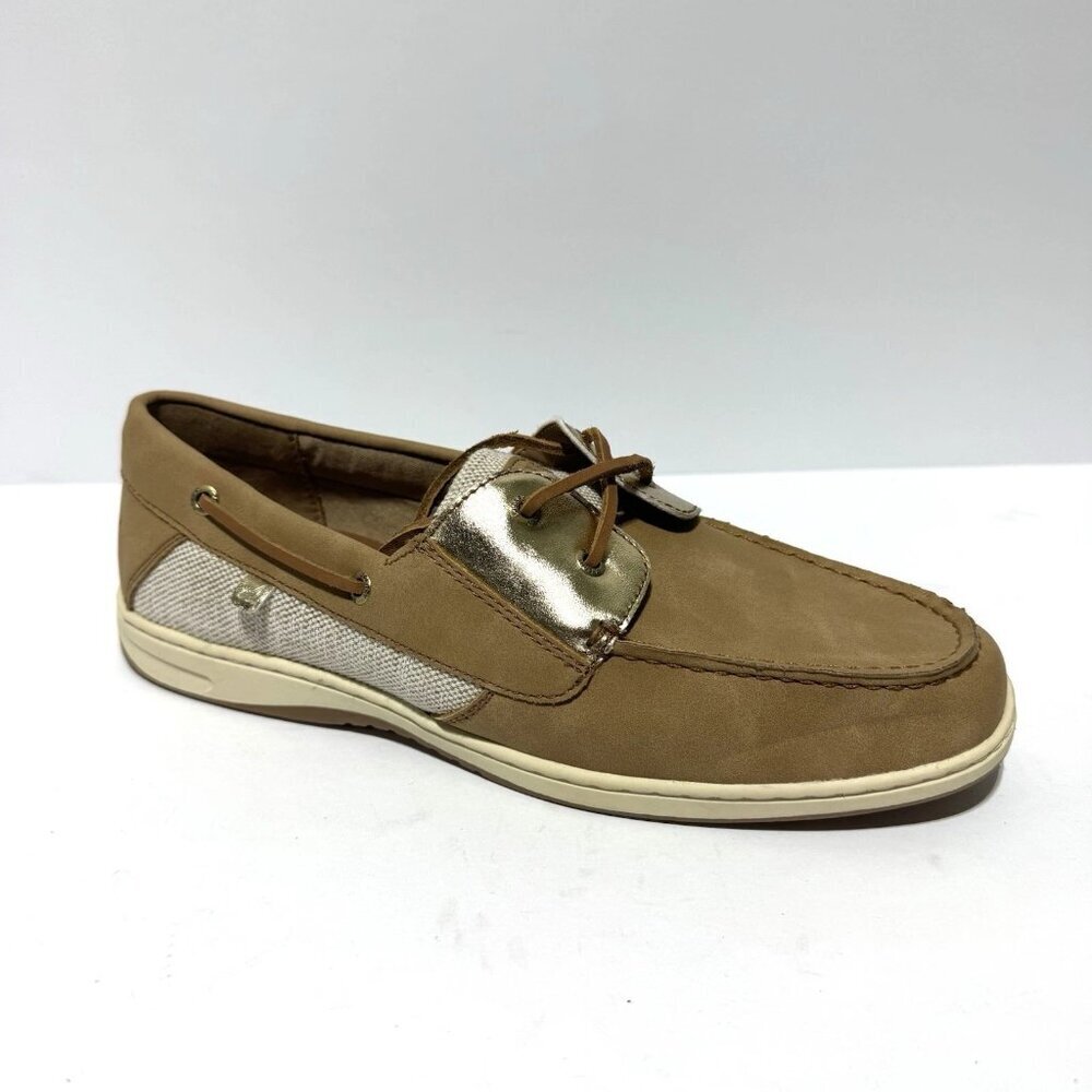 Sperry Women's Whalefish Boat Shoes Tan Size 9.5 M